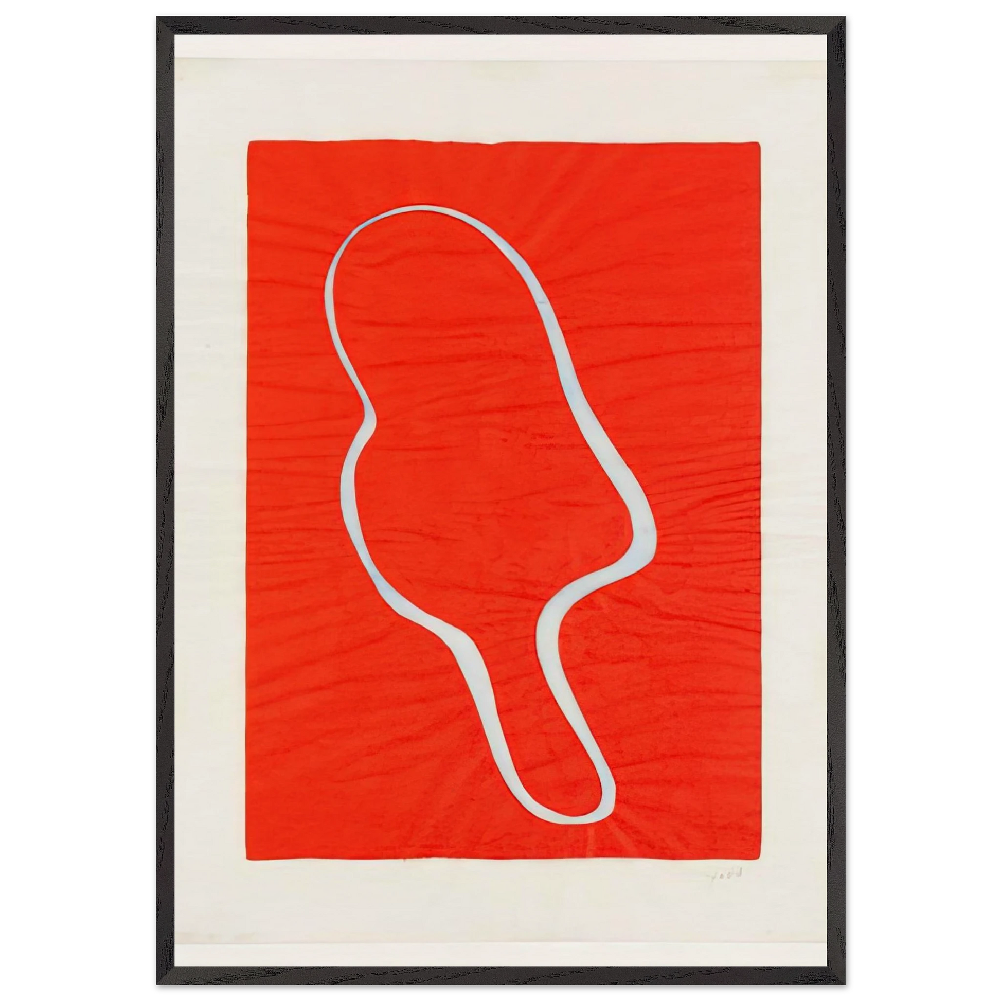 Untitled - 1978 N4 - Donald Judd 70x100 cm / 28x40 inches Framed Art Print – Black Wooden Frame