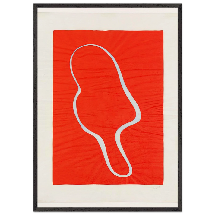 Untitled - 1978 N4 - Donald Judd 70x100 cm / 28x40 inches Framed Art Print – Black Wooden Frame