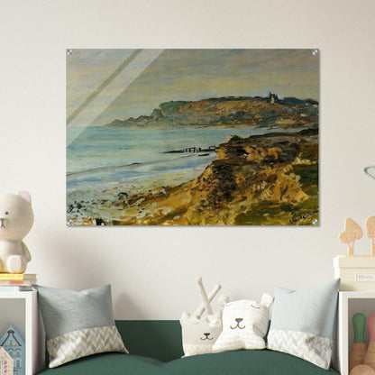 Cliff at Sainte-Adresse - claude monet Acrylic Print - 70x100 cm / 28x40″ inches