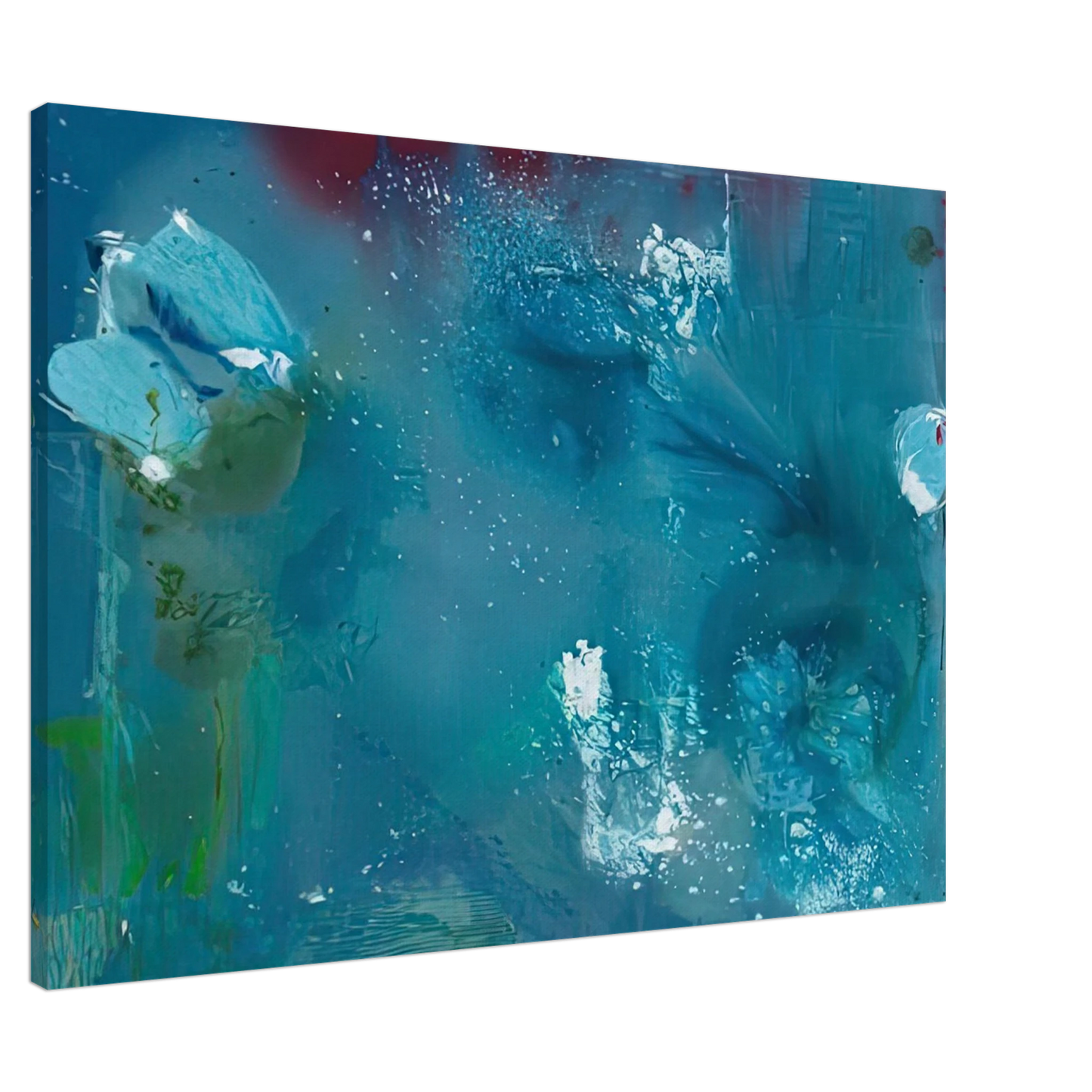 Helen Frankenthaler - Stella Polaris, 1990- Wall Art - 21x29.7 cm / 8x12" - Premium Wooden Framed Poster With Fine Art Paper - White frame