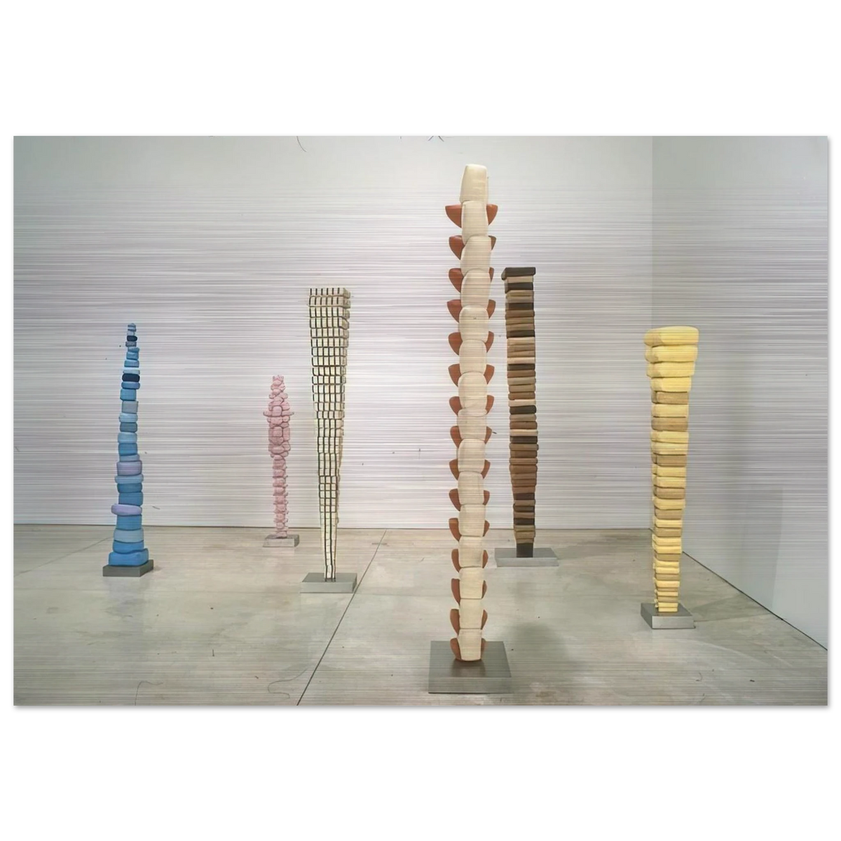 CHARACTERS 1965 - Louise Bourgeois Brushed Aluminum Print - 70x100 cm / 28x40 inches | Louise Bourgeois Aluminum Print | Louise Bourgeois Prints