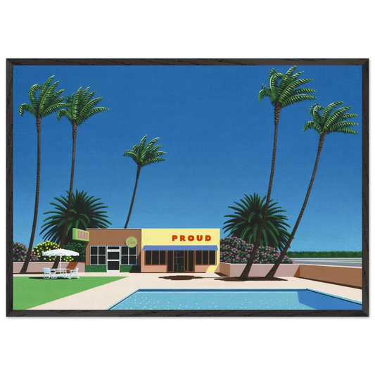 Proud Funk - Hiroshi Nagai Framed Art Print – Black Wooden Frame - Default Title - -Framed Art Print