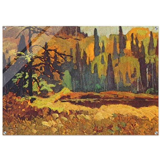 Moose Pond - 1918 - Frank Johnston Acrylic Print - 70x100 cm / 28x40″ inches