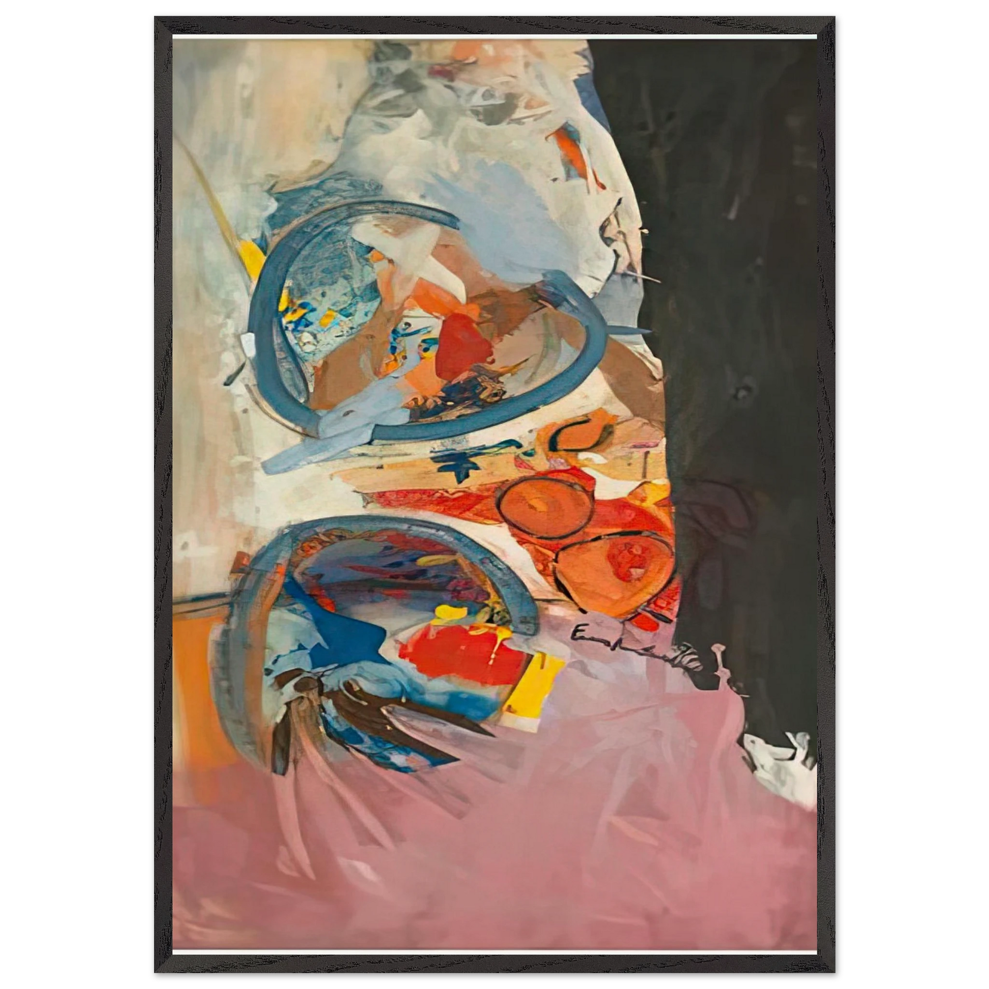 Take Off 1956- - Helen Frankenthaler Framed Art Print – Black Wooden Frame - Default Title - -Framed Art Print