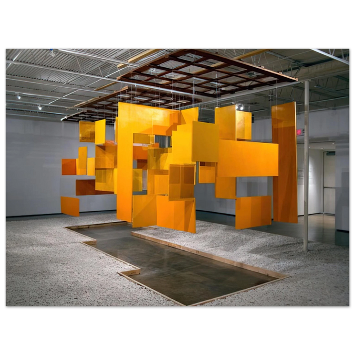 Helio Oiticica - Grand Nucleus  75x100 cm / 30x40inches Fine Art Poster