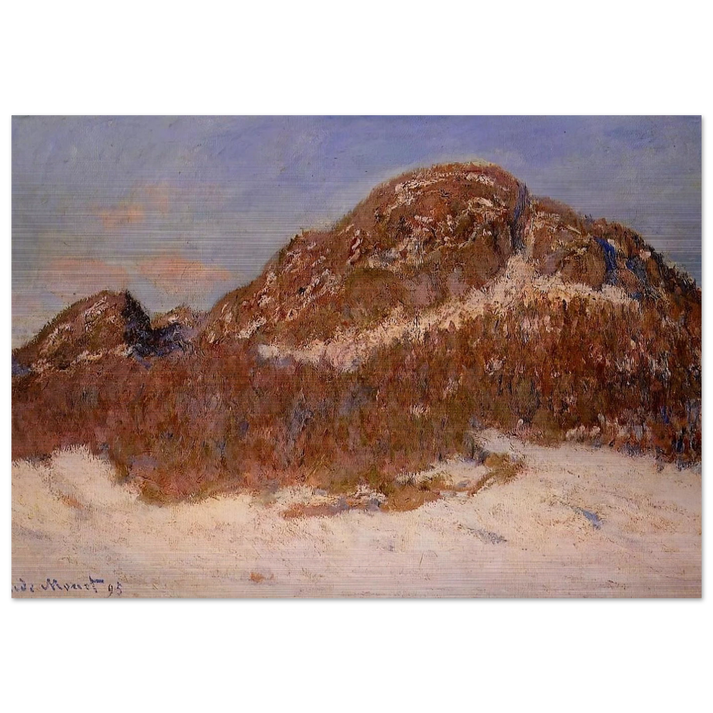 Mount Kolsaas 3 - claude monet Brushed Aluminum Print - 70x100 cm / 28x40 inches | claude monet Aluminum Print | claude monet Prints