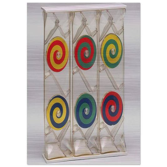 Girondella Kinetic Object - 1965 - Bruno Munari Brushed Aluminum Print - 70x100 cm / 28x40 inches | Bruno Munari Aluminum Print | Bruno Munari Prints