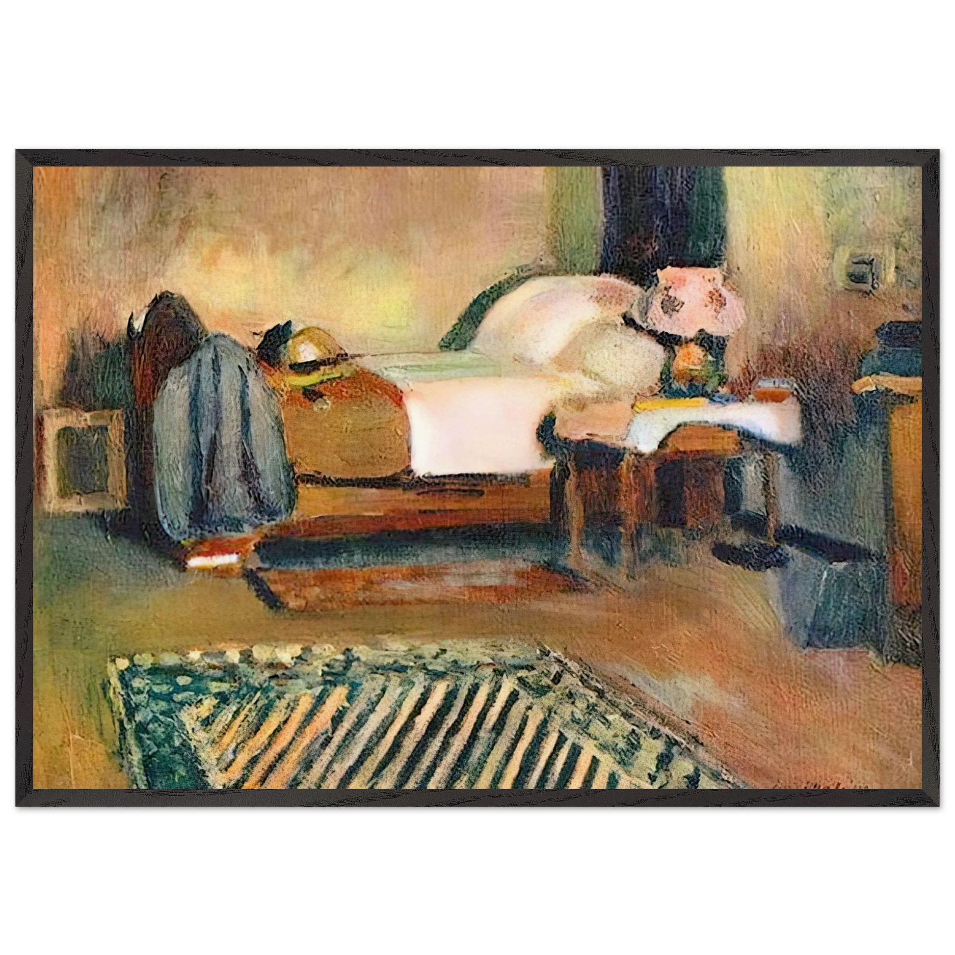 MY ROOM IN AJACCIO 1889 - Henri Matisse Framed Art Print – Black Wooden Frame - Default Title - -Framed Art Print