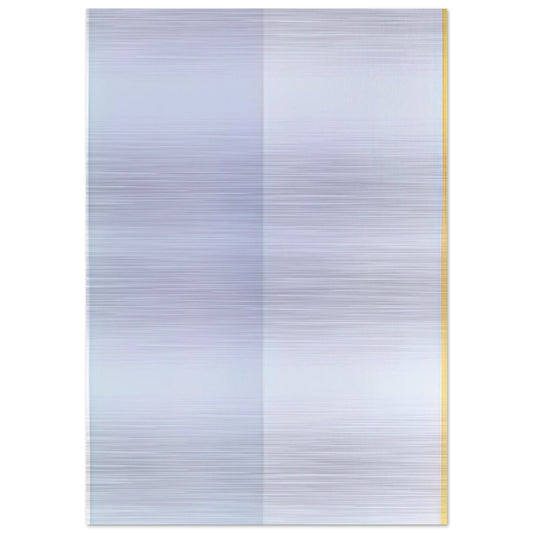 Homage to Newman II - 1979 - Gene Davis Brushed Aluminum Print - 70x100 cm / 28x40 inches | Gene Davis Aluminum Print | Gene Davis Prints