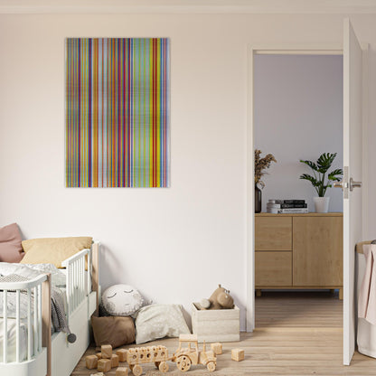 Graf Zeppelin - 1969 - Gene Davis Brushed Aluminum Print - 70x100 cm / 28x40 inches | Gene Davis Aluminum Print | Gene Davis Prints