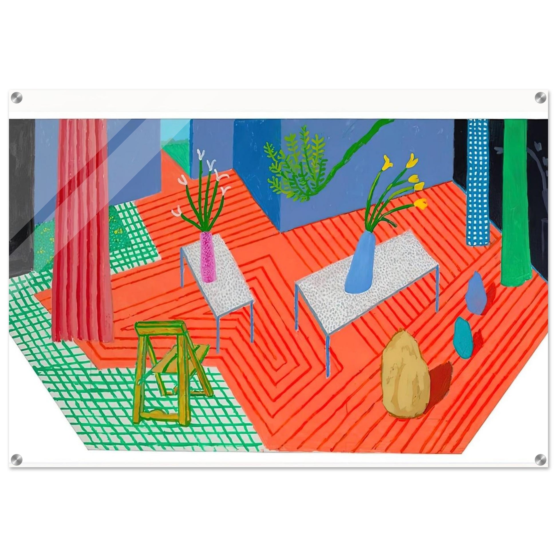 David Hockney - David Hockney Acrylic Print - 70x100 cm / 28x40″ inches | David Hockney Art | Artwork by David Hockney