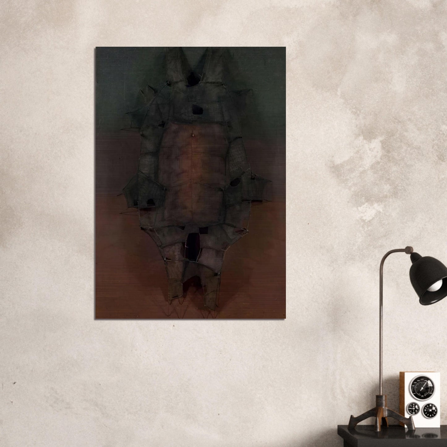 Metamorfosis Espejo Roto - 1962 - Manuel Rivera Brushed Aluminum Print - 70x100 cm / 28x40 inches | Manuel Rivera Aluminum Print | Manuel Rivera Prints