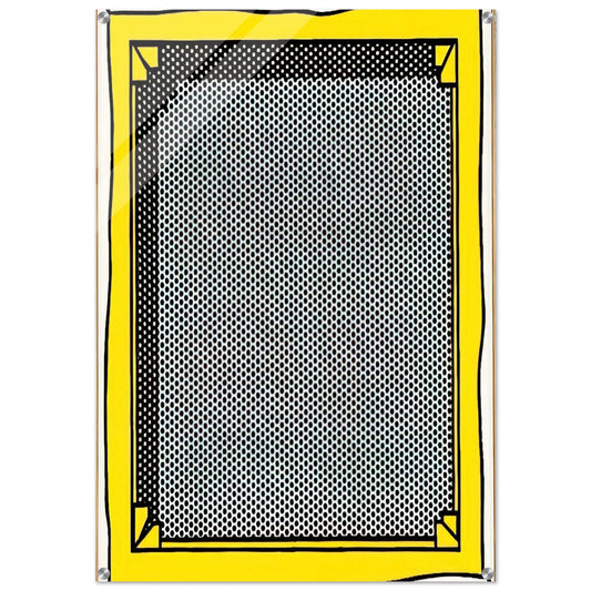 STRETCHER FRAME - Roy Lichtenstein Acrylic Print - 70x100 cm / 28x40″ inches