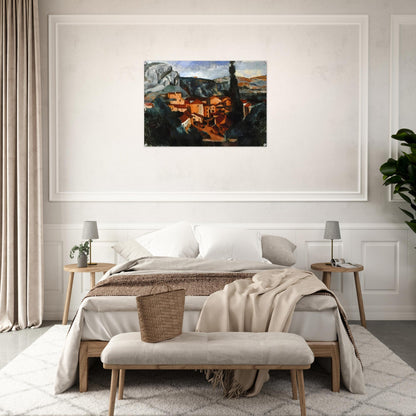 A VILLAGE - Andre Derain Acrylic Print - 70x100 cm / 28x40″ inches | Andre Derain Wall Art | Andre Derain Prints