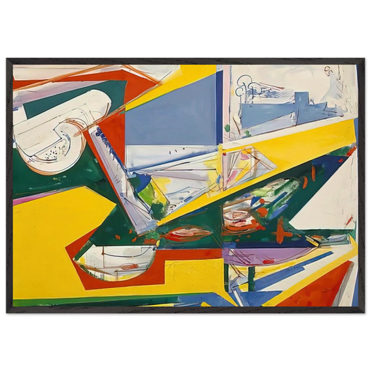 The Window - Hans Hofmann Framed Art Print – Black Wooden Frame - Default Title - -Framed Art Print