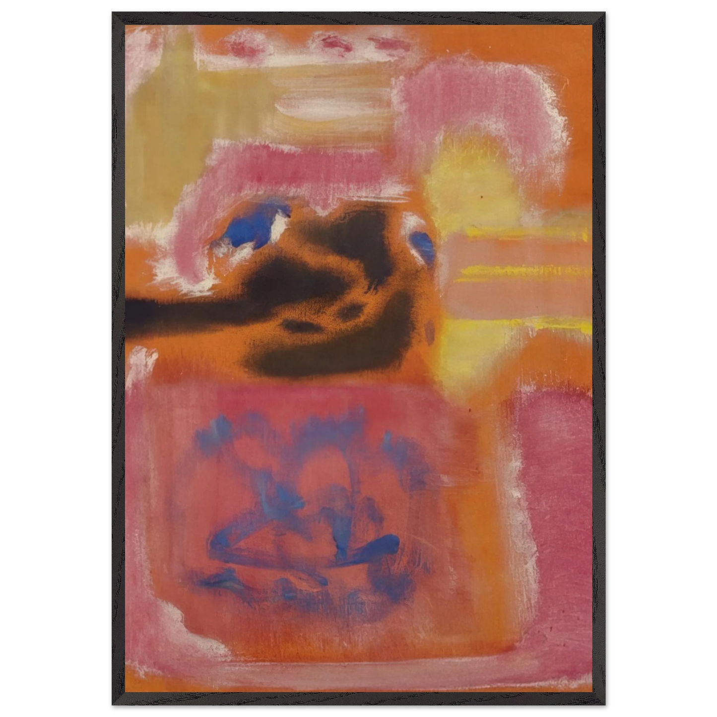 No 9 - 1947 - Mark Rothko Framed Art Print – Black Wooden Frame - Default Title - -Framed Art Print