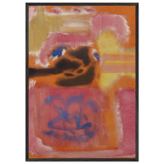 No 9 - 1947 - Mark Rothko Framed Art Print – Black Wooden Frame - Default Title - -Framed Art Print