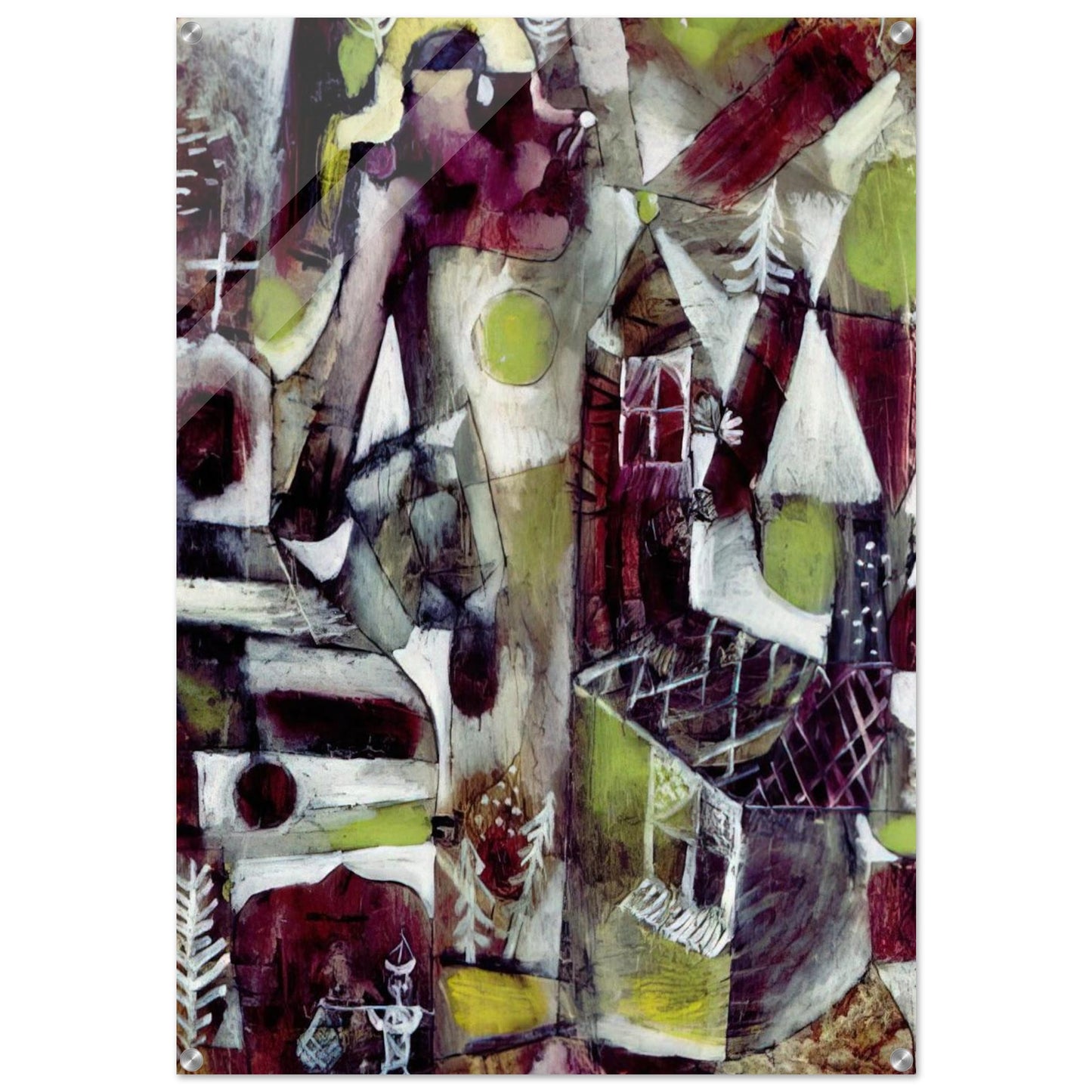 SWAMP LEGEND 1919 - Paul Klee Acrylic Print - 70x100 cm / 28x40″ inches | Paul Klee Wall Art | Paul Klee Prints