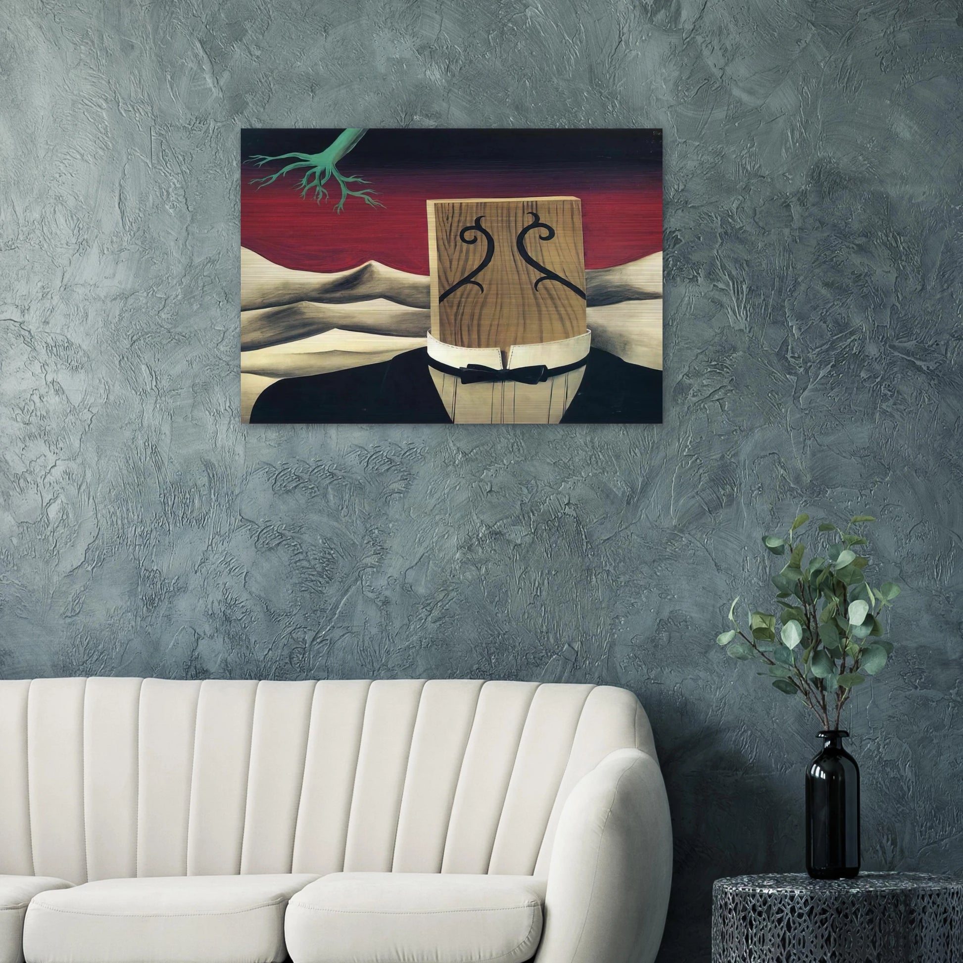 THE CONQUEROR 1926 - Rene Magritte Brushed Aluminum Print - 70x100 cm / 28x40 inches | Rene Magritte Aluminum Print | Rene Magritte Prints