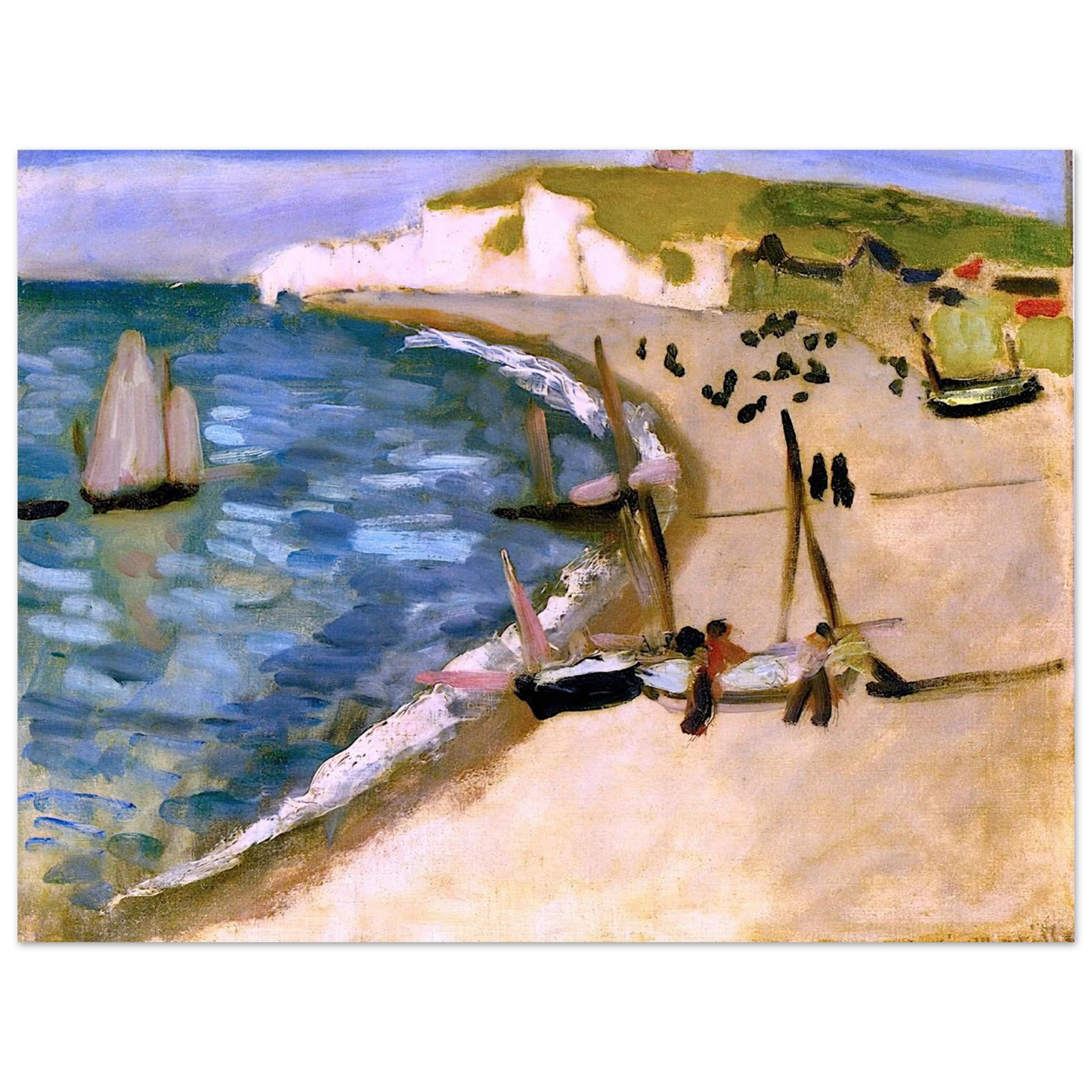 Henri Matisse - AHT AMONT CLIFFS AT ETRETAT 1921 Fine Art Poster - Default Title