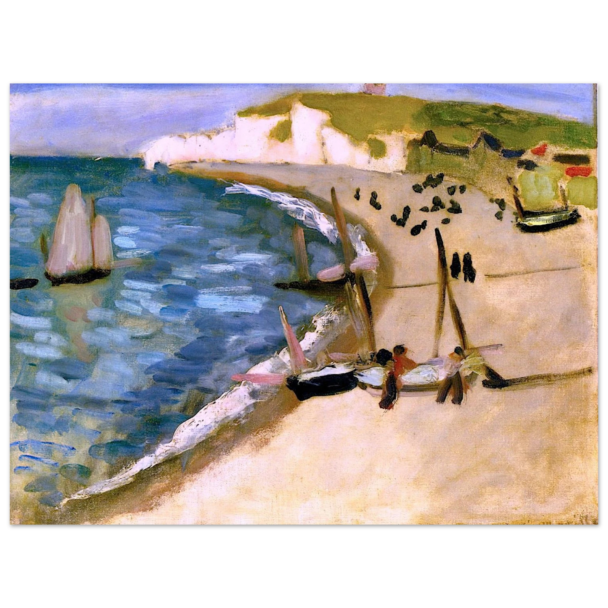 Henri Matisse - AHT AMONT CLIFFS AT ETRETAT 1921 Fine Art Poster - Default Title