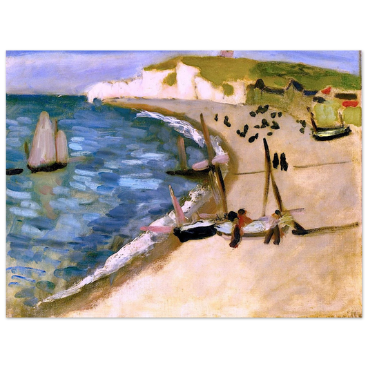 Henri Matisse - AHT AMONT CLIFFS AT ETRETAT 1921 Fine Art Poster - Default Title
