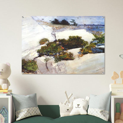 MAINE CLIFFS - Winslow Homer Acrylic Print - 70x100 cm / 28x40″ inches | Winslow Homer Wall Art | Winslow Homer Prints