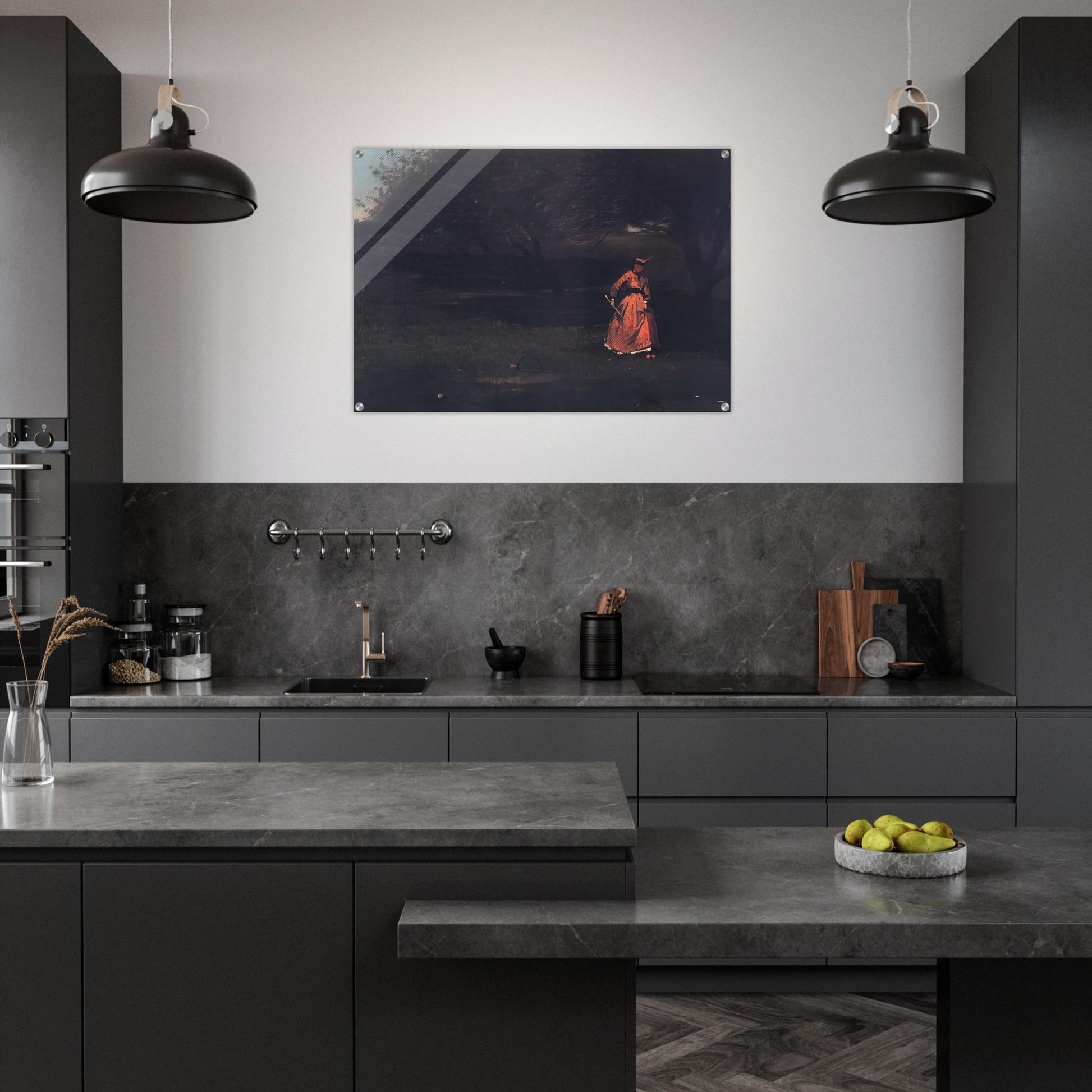 CROQUET PLAYERS 1 - Winslow Homer Acrylic Print - 70x100 cm / 28x40″ inches | Winslow Homer Wall Art | Winslow Homer Prints