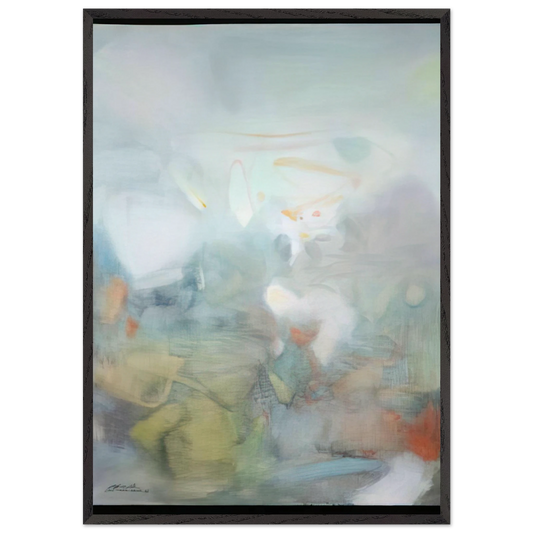 2 F VRIER 1986 - Chu teh Chun Framed Art Print – Black Wooden Frame - Default Title - -Framed Art Print