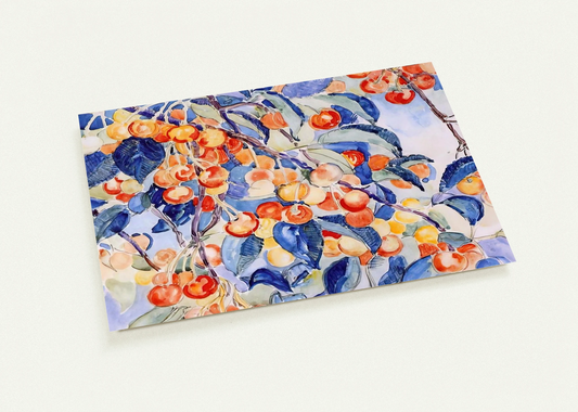 CHERRIES By Theo van Rysselberghe Pack of 10 Post Cards | Theo van Rysselberghe Post Cards | A6 (10.5 x 14.8 cm) - 4.1 x 5.8 inches