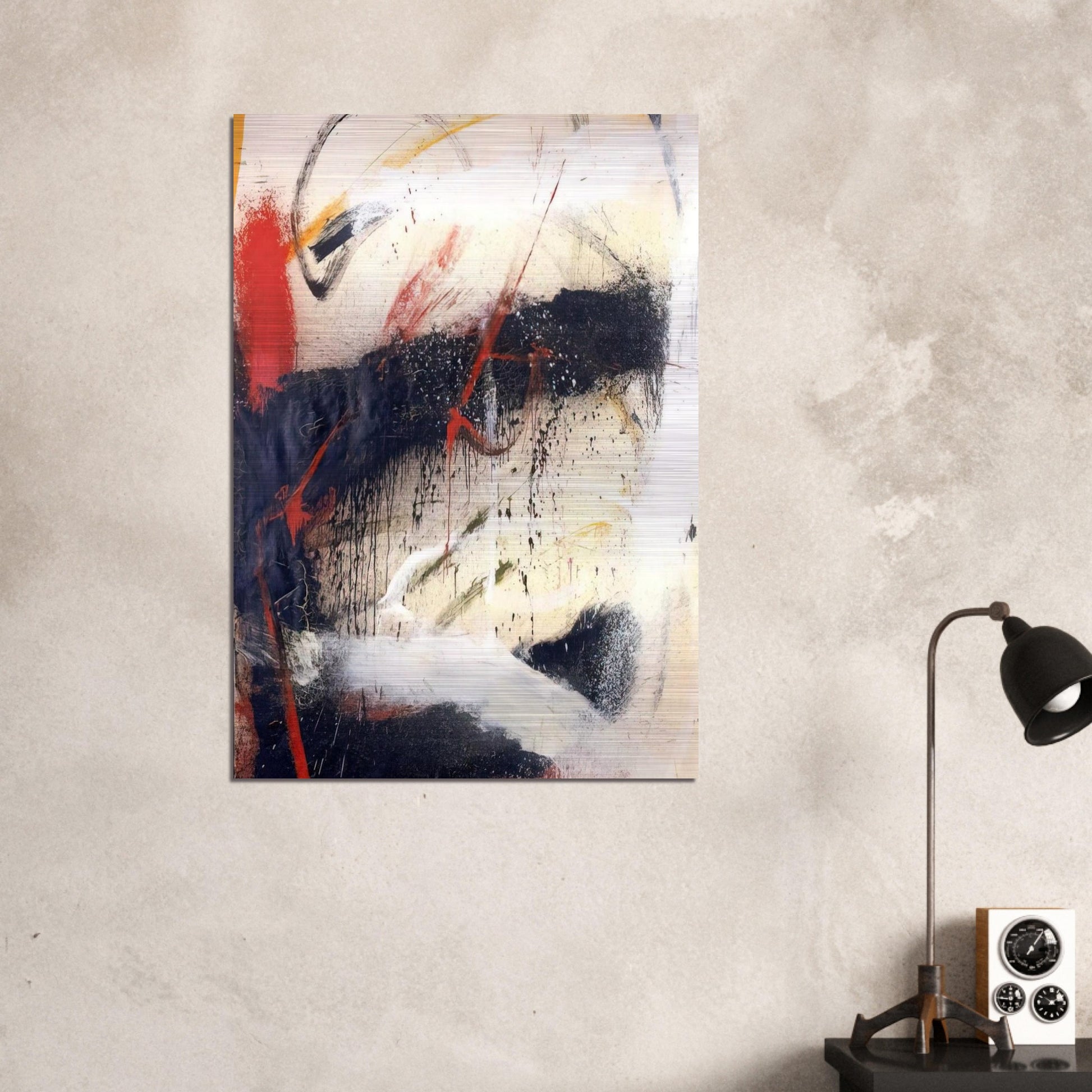 Mathematics - 1962 - Norman Bluhm Brushed Aluminum Print - 70x100 cm / 28x40 inches | Norman Bluhm Aluminum Print | Norman Bluhm Prints