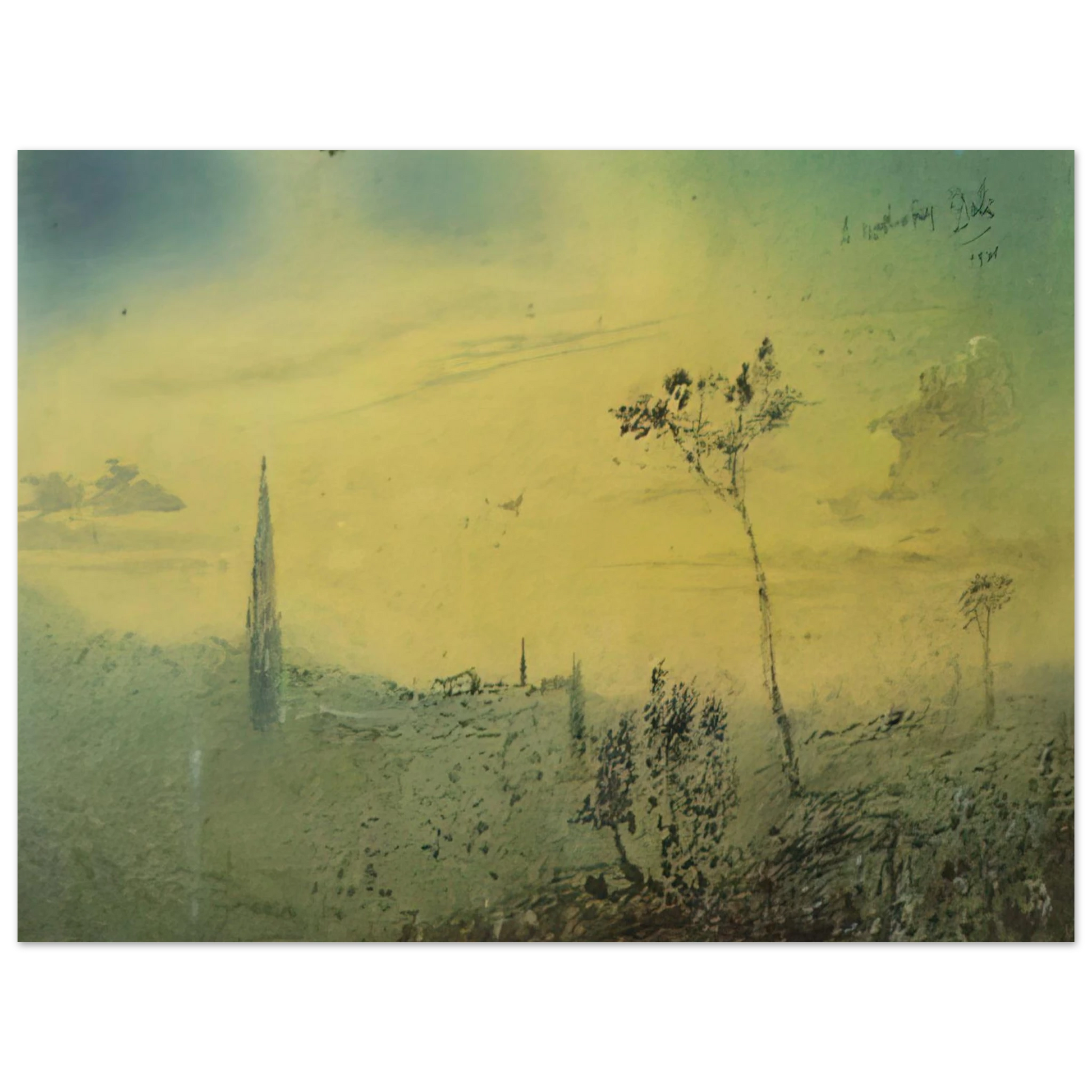 Salvador Dali - LANDSCAPE 1 Fine Art Poster - Default Title