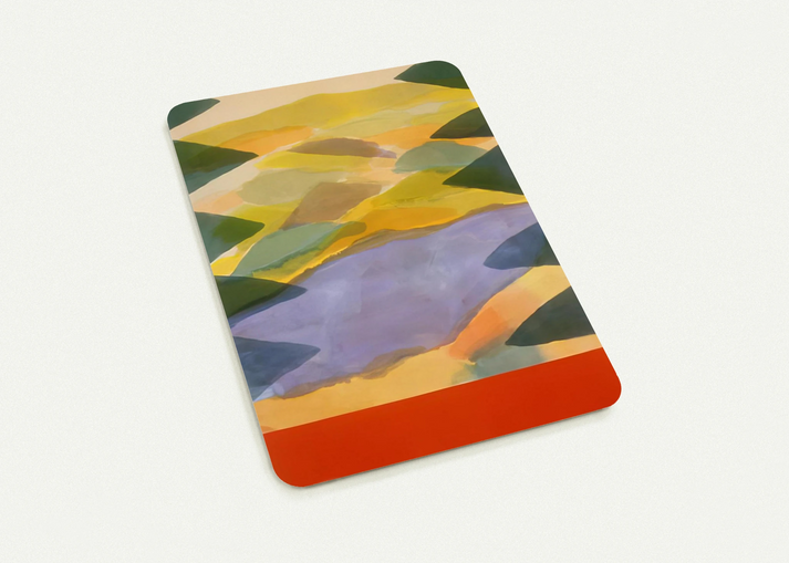 Imagination's Door - 1980 By Ronnie Landfield Pack of 10 Post Cards | Ronnie Landfield Post Cards | A6 (10.5 x 14.8 cm) - 4.1 x 5.8 inches