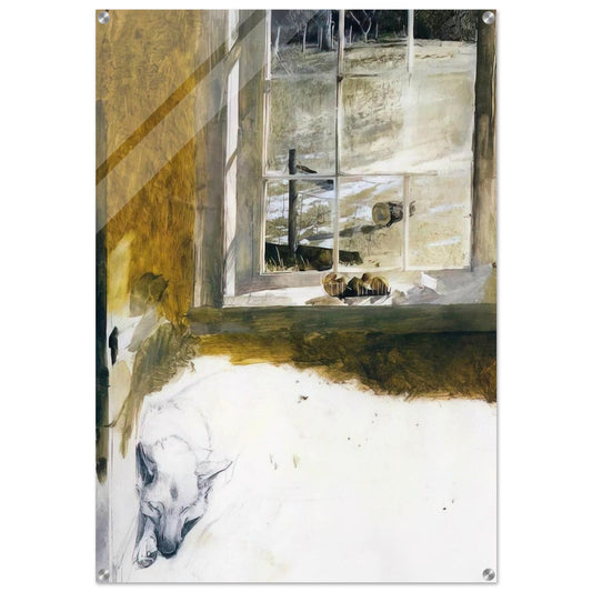 GROUNDHOG DAY 3 - Andrew Wyeth Acrylic Print - 70x100 cm / 28x40″ inches