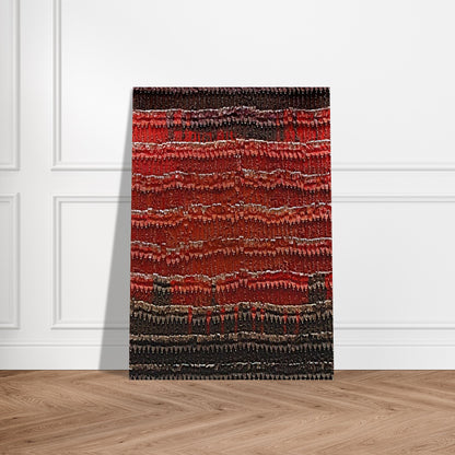 Chief's Blanket - 1989 - Arman Brushed Aluminum Print - 70x100 cm / 28x40 inches | Arman Aluminum Print | Arman Prints