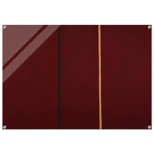 Covenant - Barnett Newman Acrylic Print - 70x100 cm / 28x40″ inches