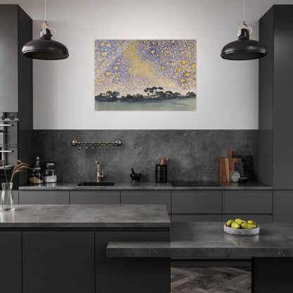 Landscape with Stars - Henri-Edmond Cross Acrylic Print - 70x100 cm / 28x40″ inches