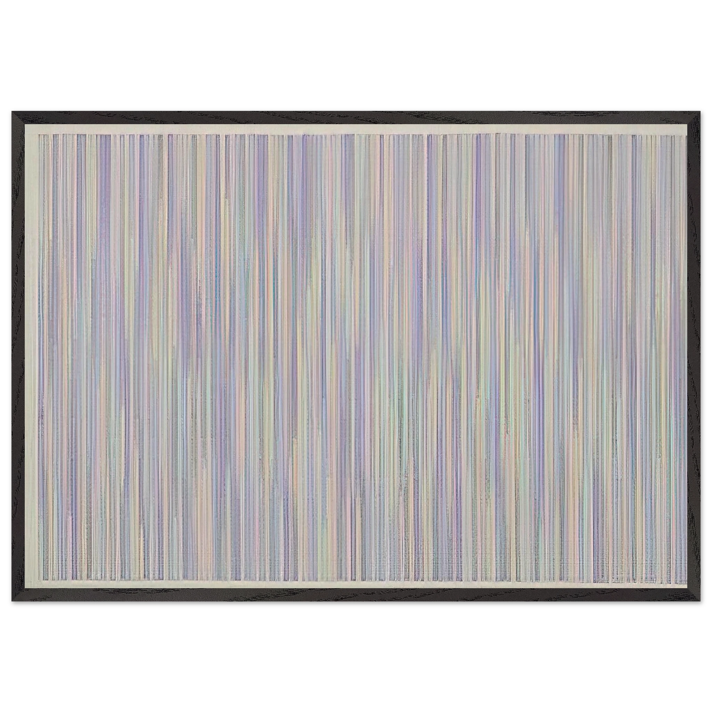 Pocono - 1984 - Gene Davis Framed Art Print – Black Wooden Frame - Default Title - -Framed Art Print