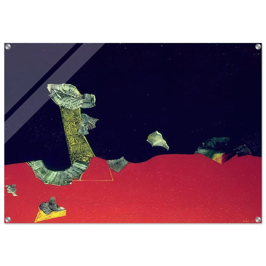 Landscape with shells - Max Ernst Acrylic Print - 70x100 cm / 28x40″ inches