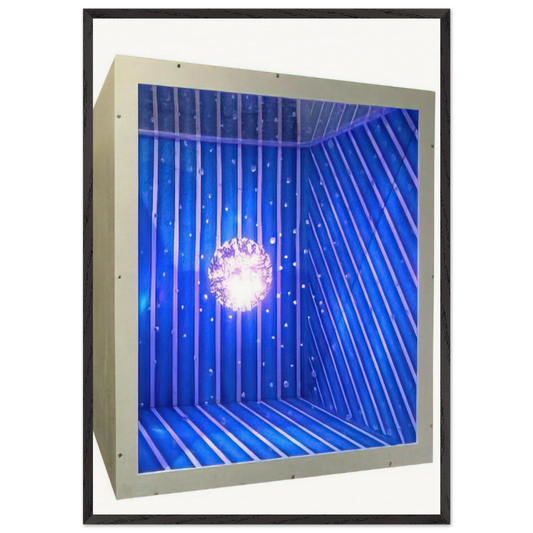 Planet Kosice - 2011 - Gyula Kosice Framed Art Print – Black Wooden Frame - Default Title - -Framed Art Print