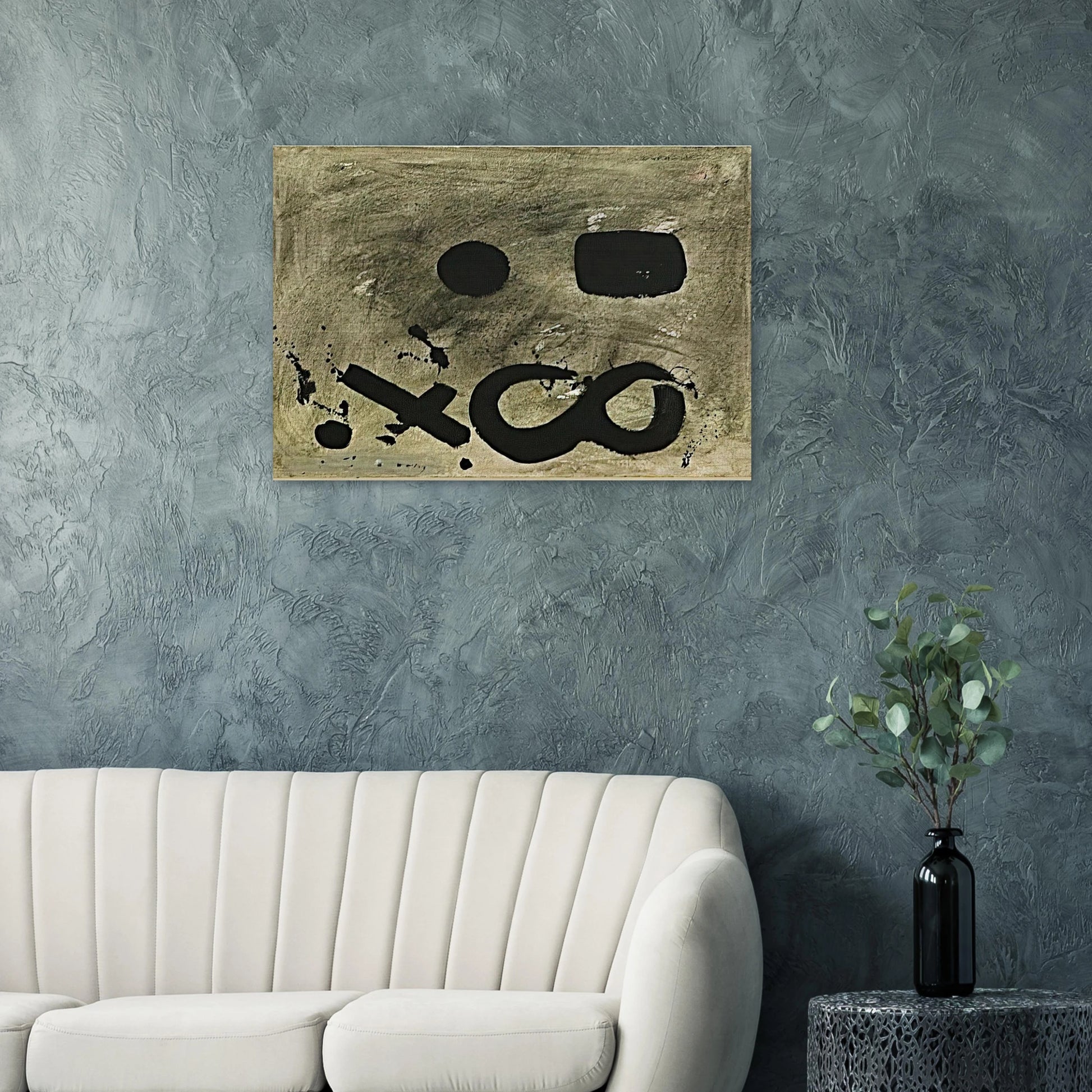 Figure Eight - 1967 - Adolph Gottlieb Brushed Aluminum Print - 70x100 cm / 28x40 inches | Adolph Gottlieb Aluminum Print | Adolph Gottlieb Prints