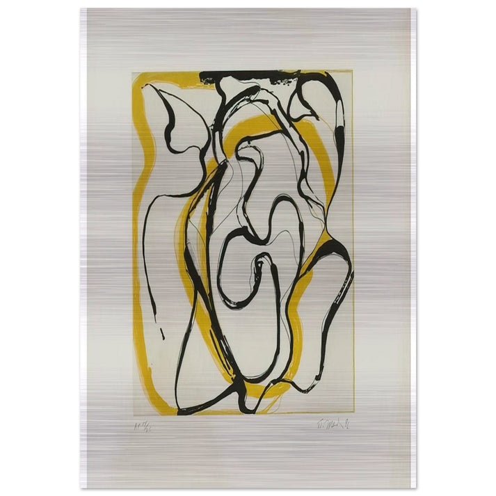 Untitled - Abstract Expressionism - Brice Marden Brushed Aluminum Print - 70x100 cm / 28x40 inches | Brice Marden Aluminum Print | Brice Marden Prints