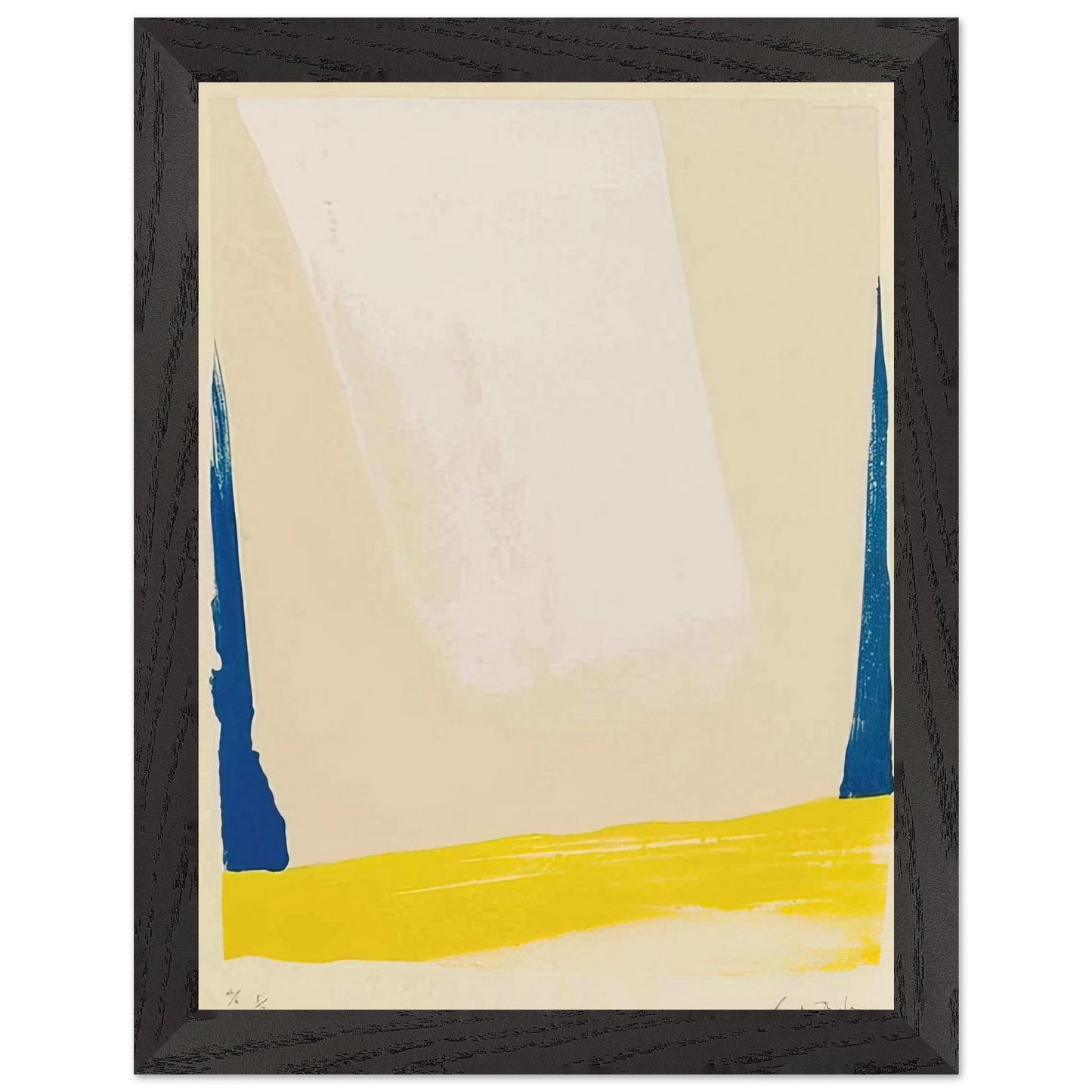 Helen Frankenthaler - White Portal - 1967 Wall art - 27x35 cm / 11x14 inches - Fine Art Poster - -
