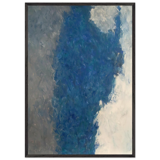 Delphic Shibboleth - 1959 - Theodoros Stamos Framed Art Print – Black Wooden Frame - Default Title - -Framed Art Print