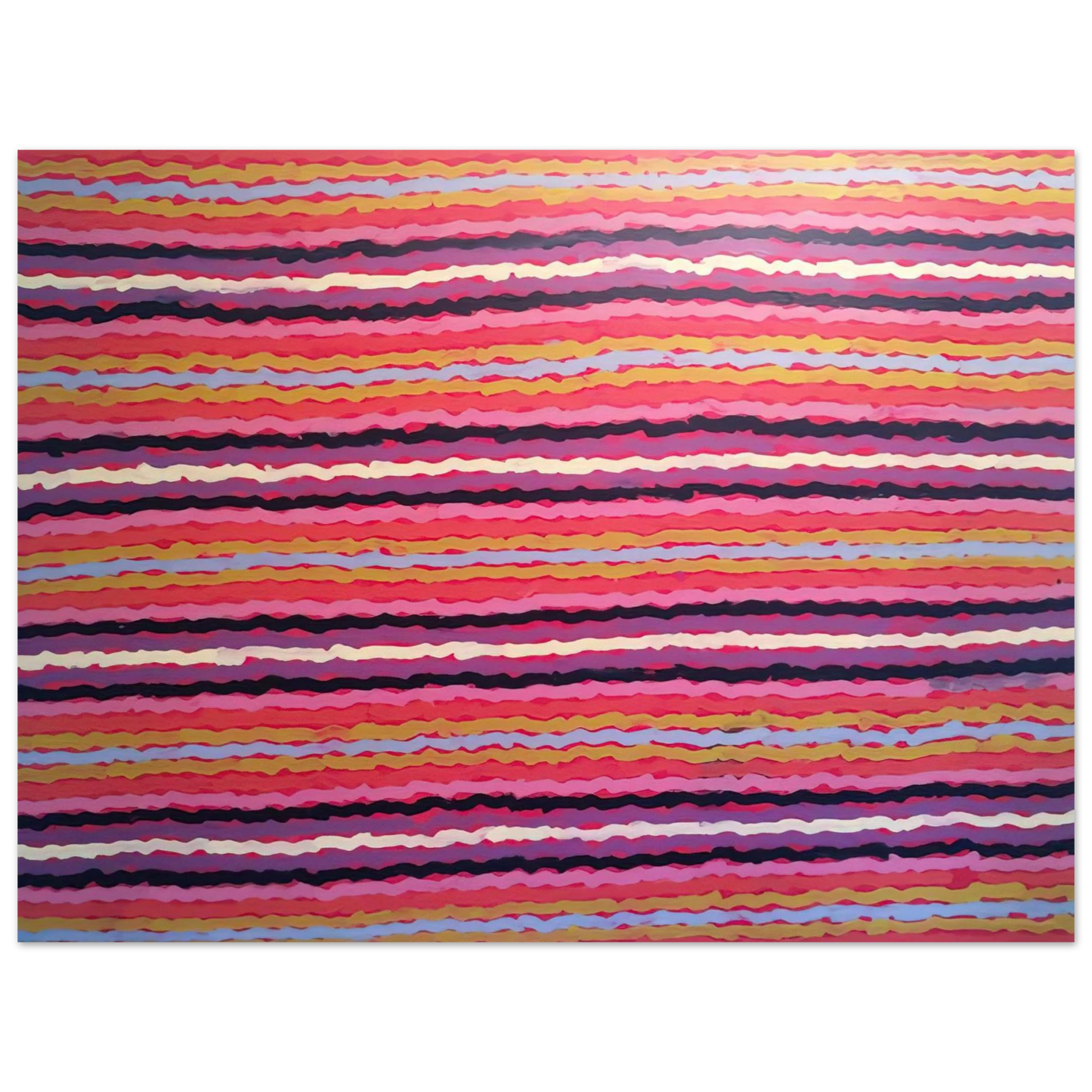 Clifford Possum Tjapaltjarri - Spear Dreaming, South of Naperby - 1995 Fine Art Poster - Default Title