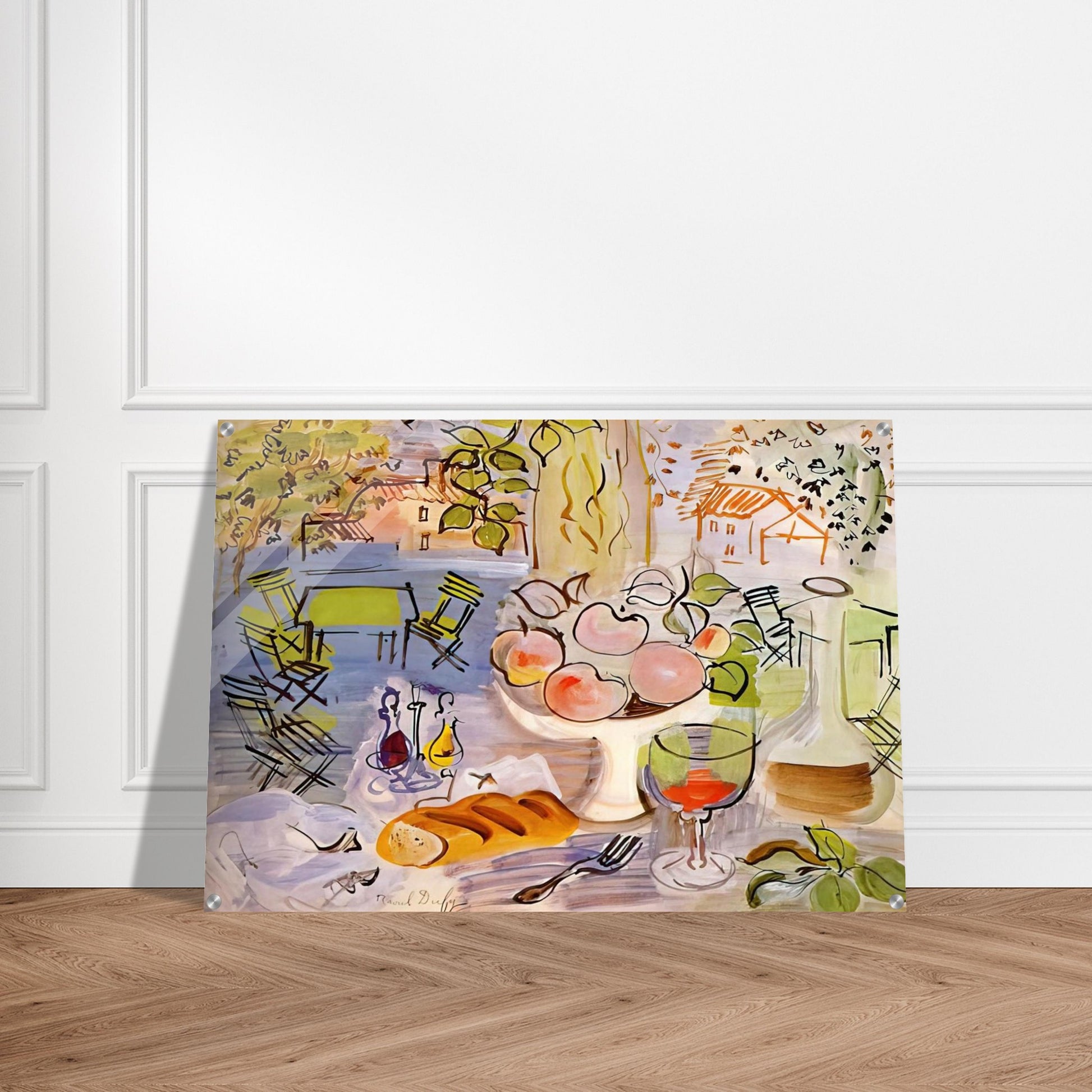 STILL LIFE 1928 - Raoul Dufy Acrylic Print - 70x100 cm / 28x40″ inches | Raoul Dufy Wall Art | Raoul Dufy Prints