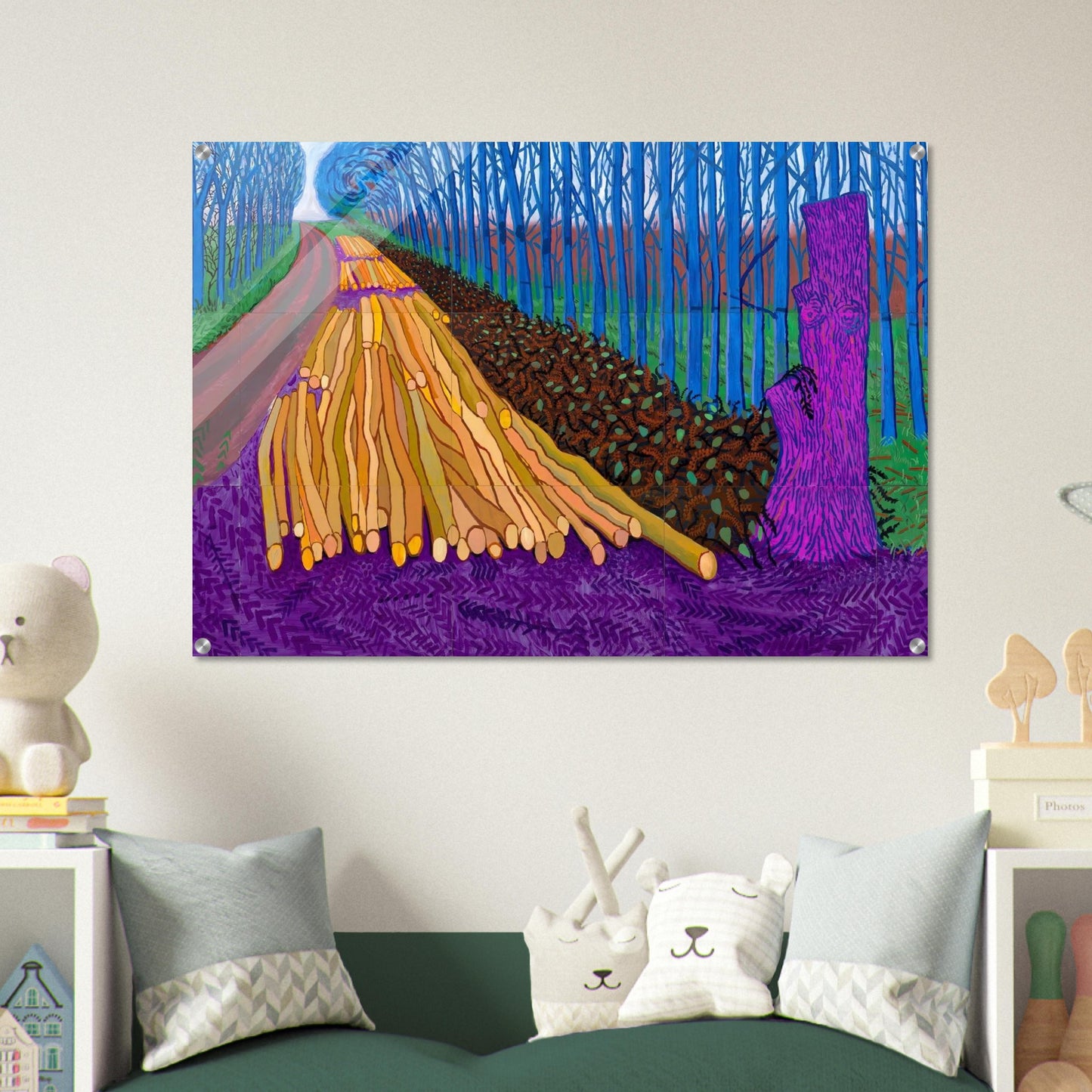 David Hockney - David Hockney Acrylic Print - 70x100 cm / 28x40″ inches | David Hockney Art | Artwork by David Hockney