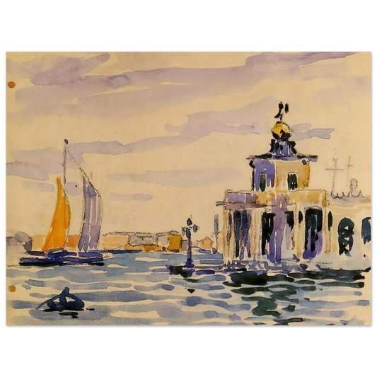 Henri-Edmond Cross - La Dogana Fine Art Poster - Default Title