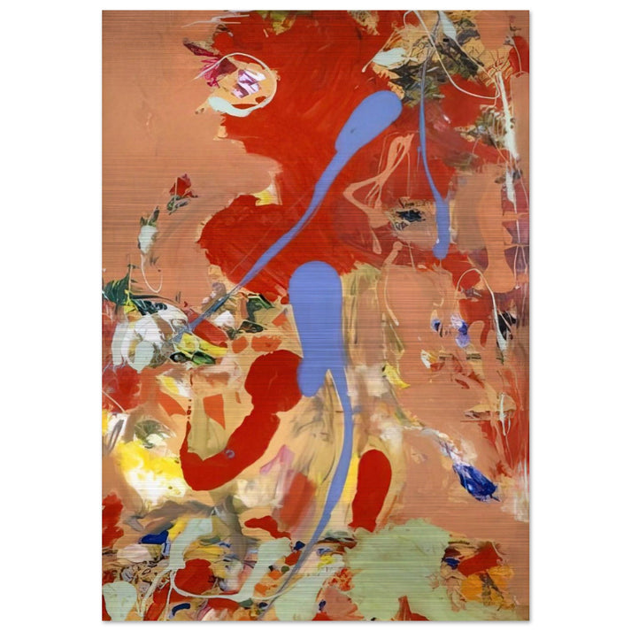 Aquatic Garden - Hans Hofmann Brushed Aluminum Print - 70x100 cm / 28x40 inches | Hans Hofmann Aluminum Print | Hans Hofmann Prints