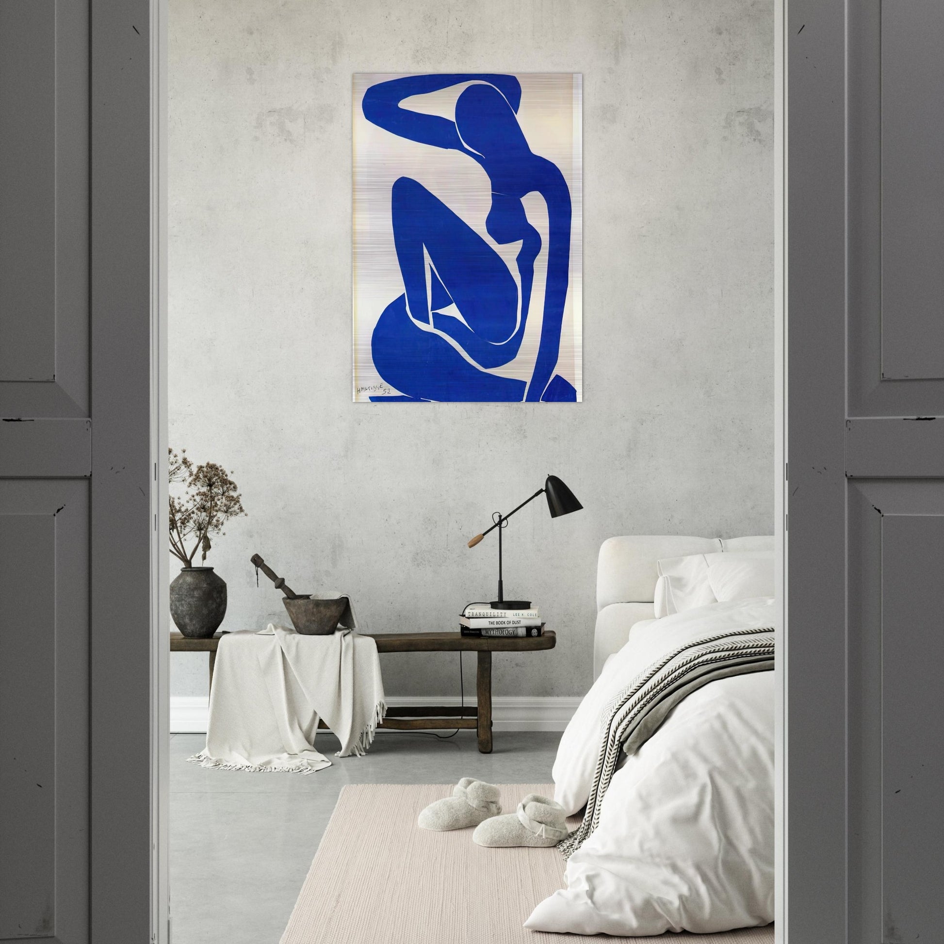 BLUE NUDE 1 - Henri Matisse Brushed Aluminum Print - 70x100 cm / 28x40 inches | Henri Matisse Aluminum Print | Henri Matisse Prints